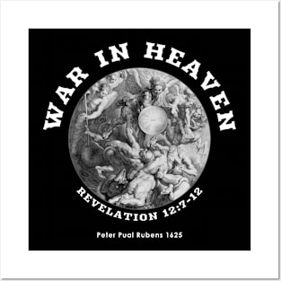 War in Heaven End Time Illustration Peter Paul Rubens Posters and Art